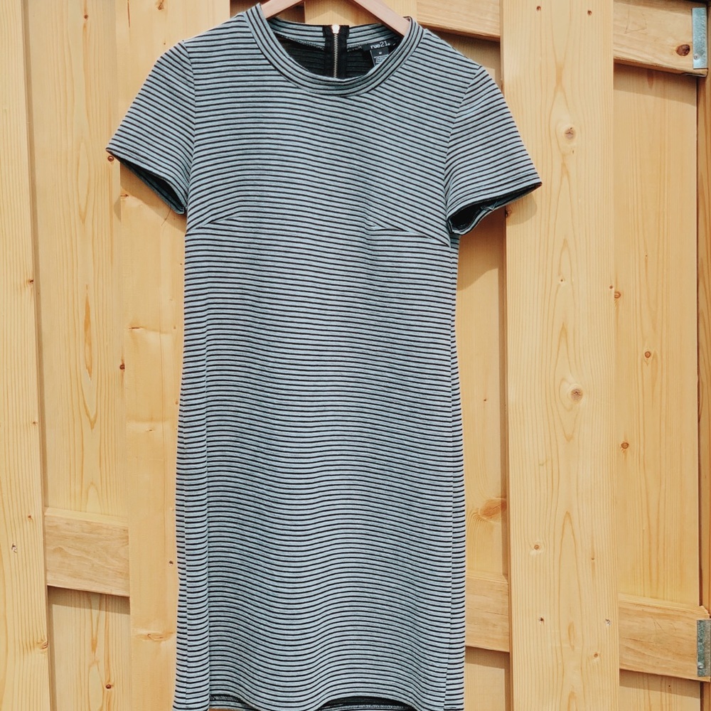 Rue 21 Grey and Black Dress